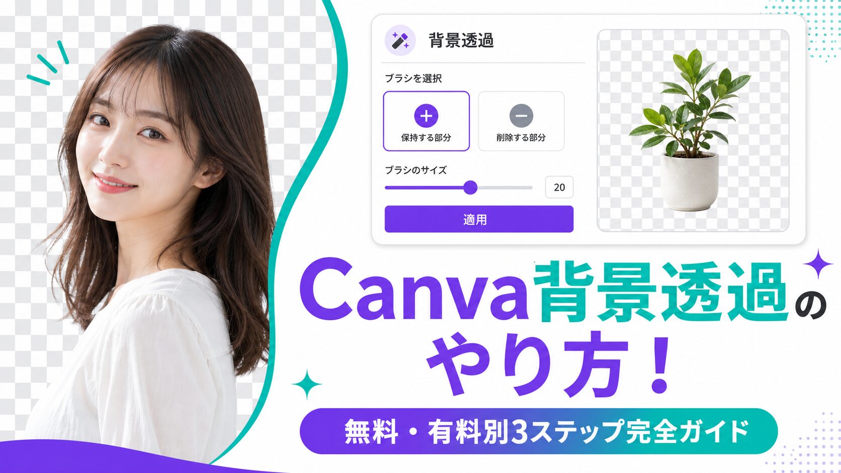 Canva背景透過のやり方！無料・有料別3ステップ完全ガイド