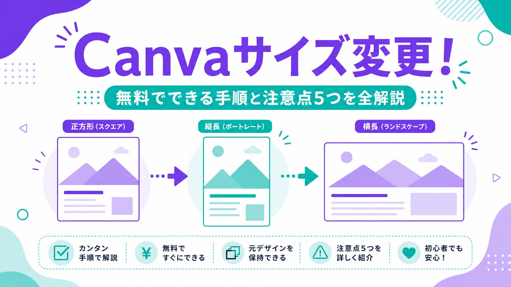 アイキャッチ: Canvaサイズ変更