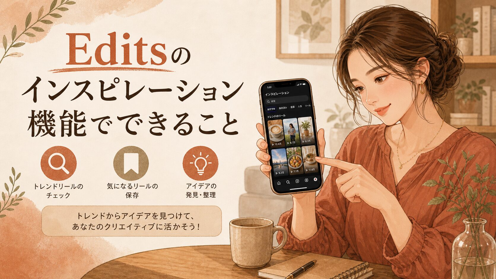 Editsのインスピレーション機能でできること