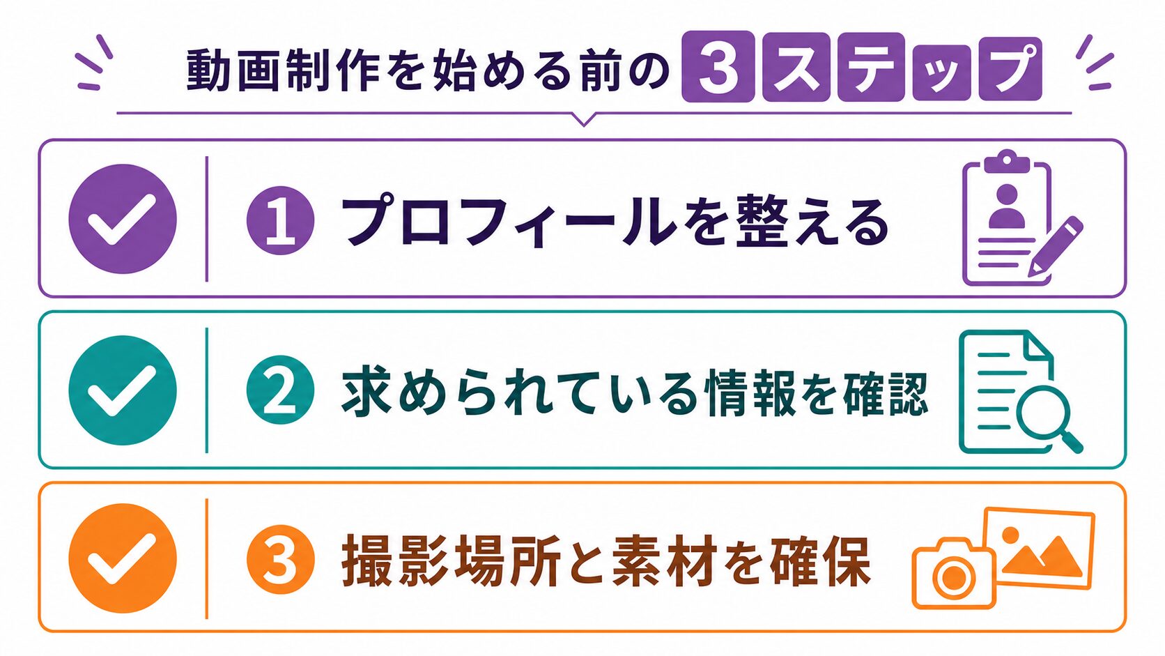 リールを撮る前に済ませておく準備物3つ