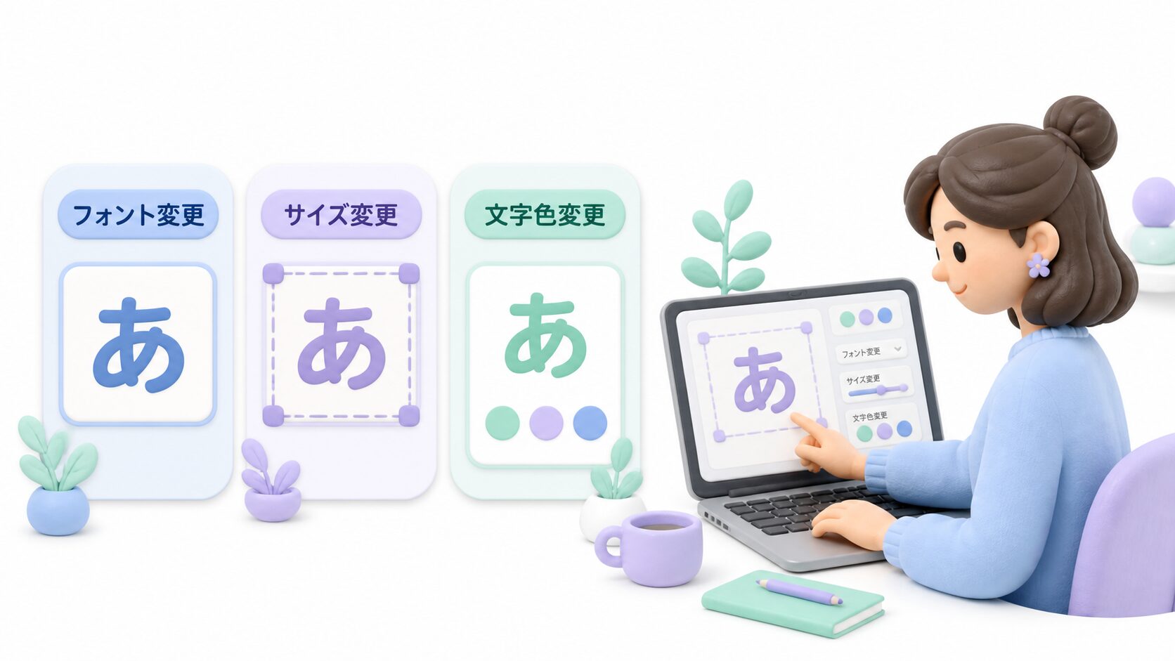 文字を思い通りに編集する基本操作