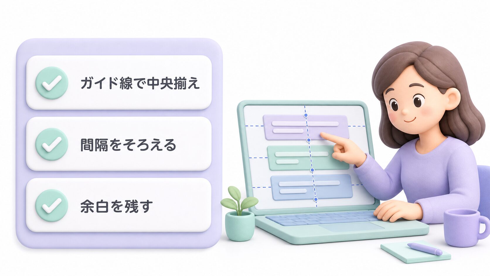 テキストボックスを移動・整列させるコツ