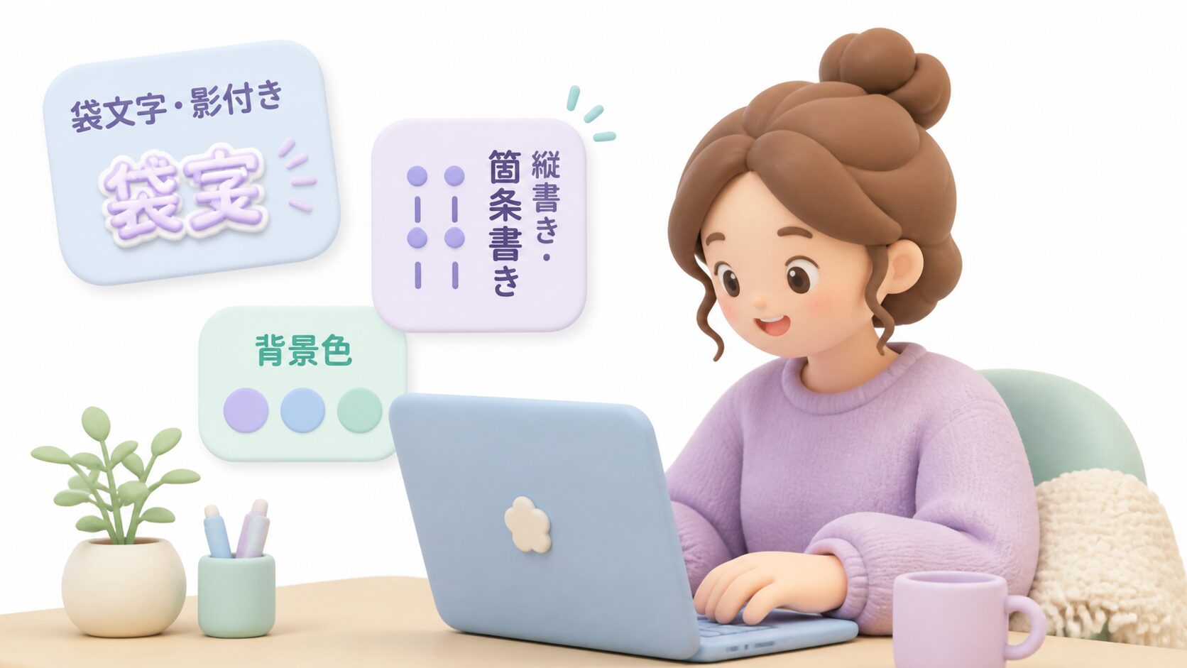 デザインが映えるテキスト装飾テクニック