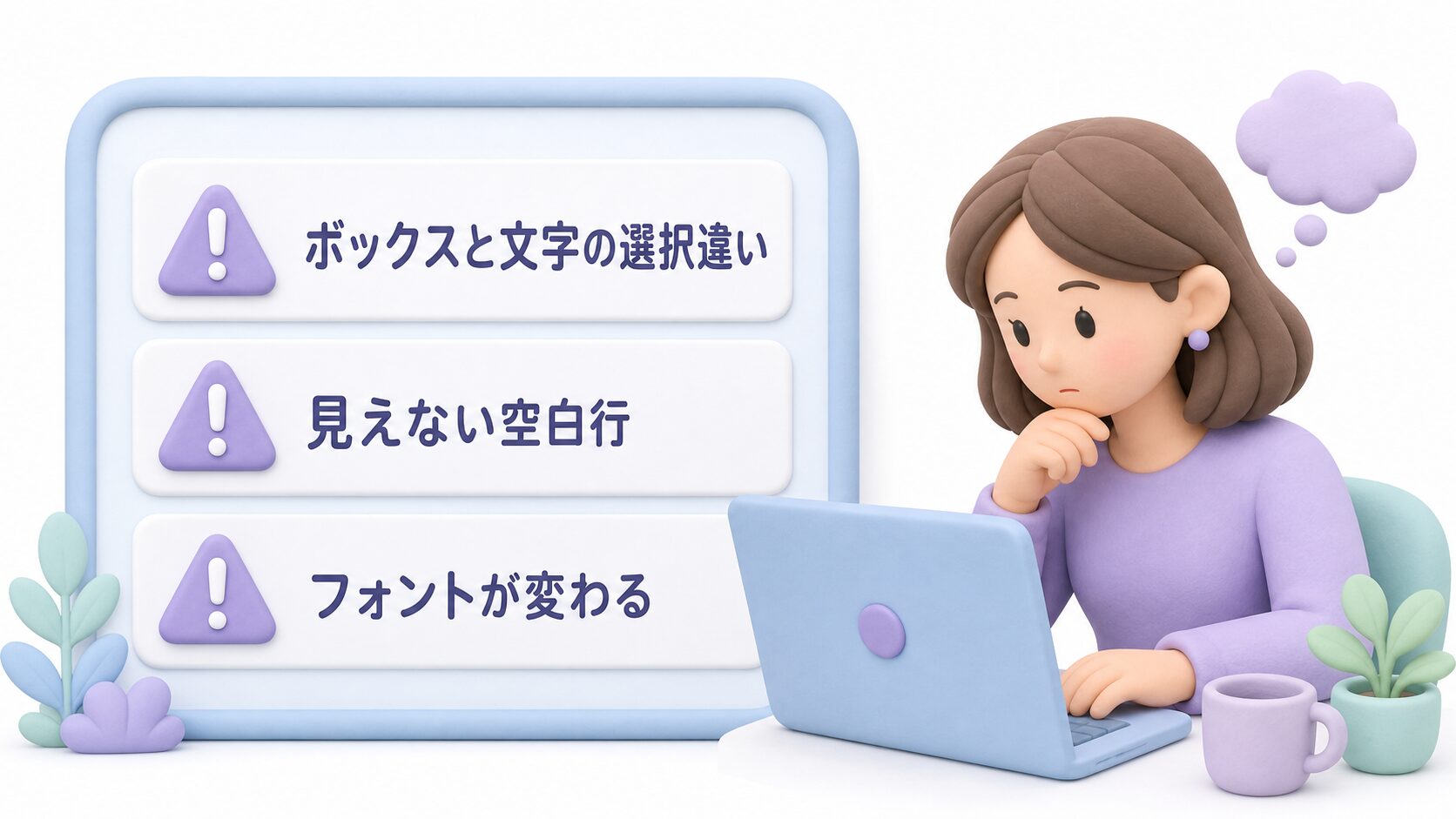 よくあるつまづきと解決策