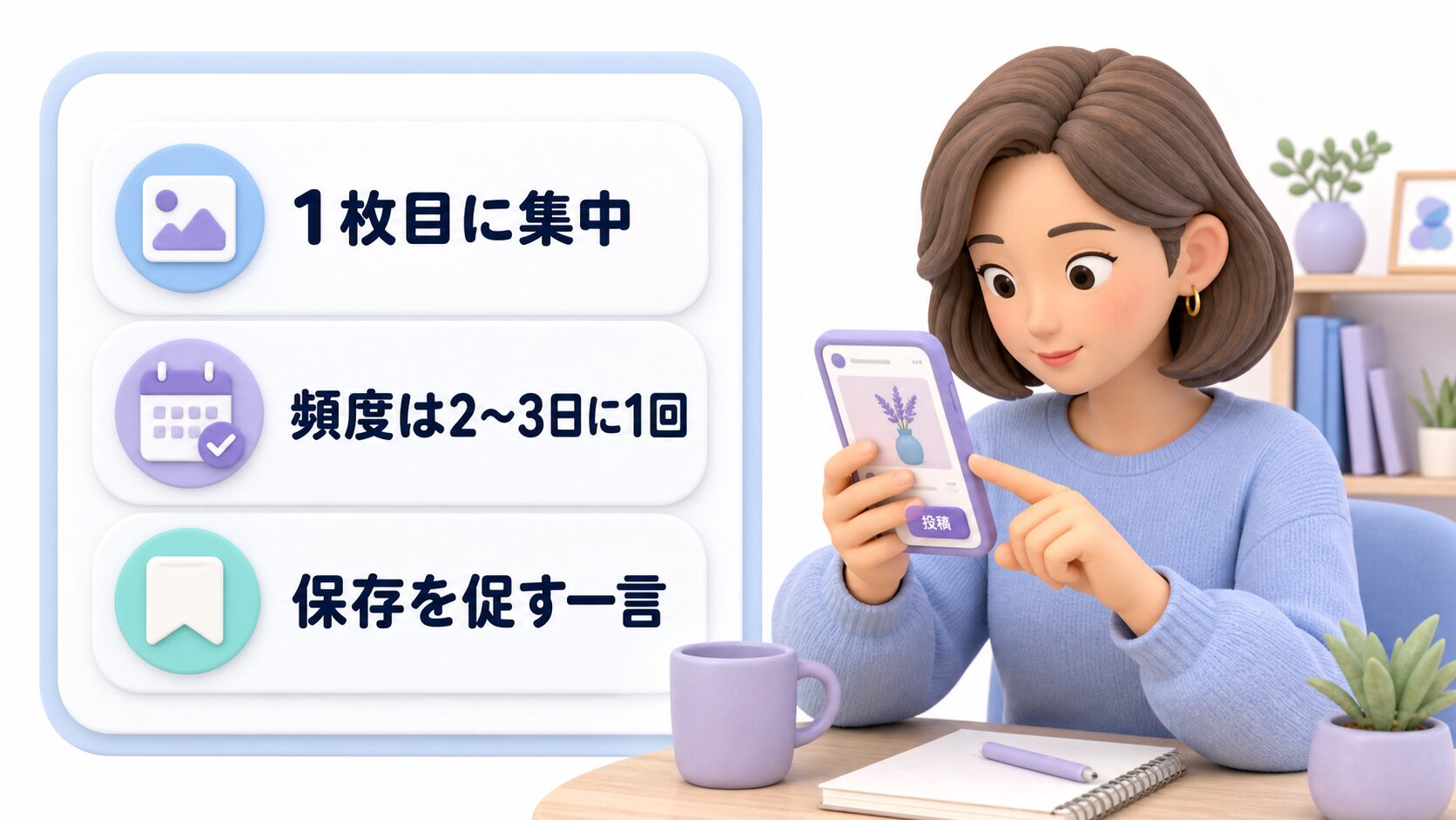 最初の投稿で意識したい3つのポイント