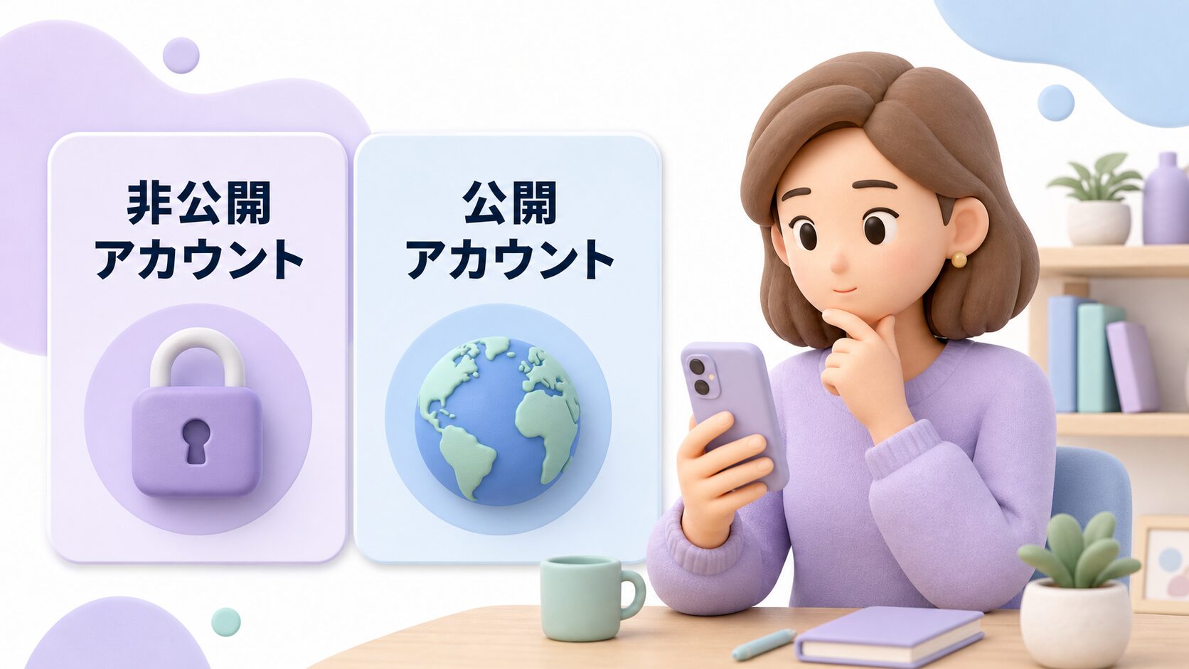 公開範囲を決めるプライバシー設定