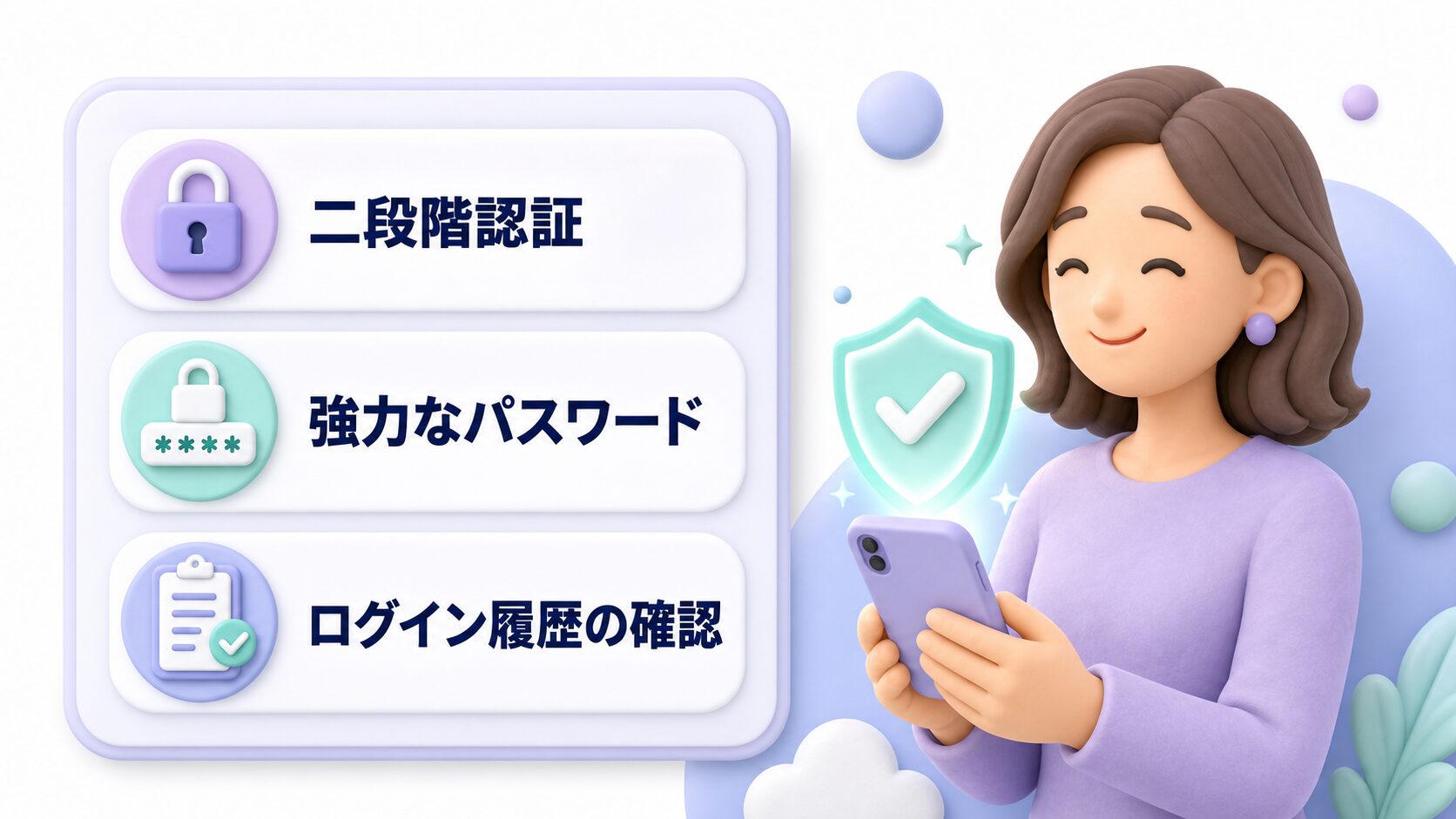 乗っ取り・なりすましを防ぐセキュリティ設定
