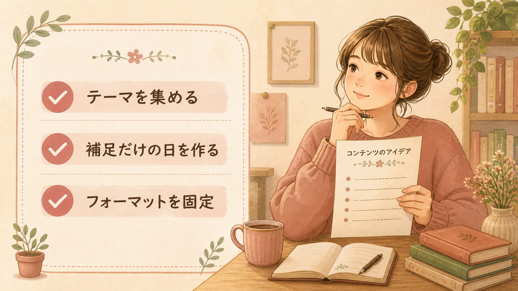 ネタ切れで手が止まらないためのストック術