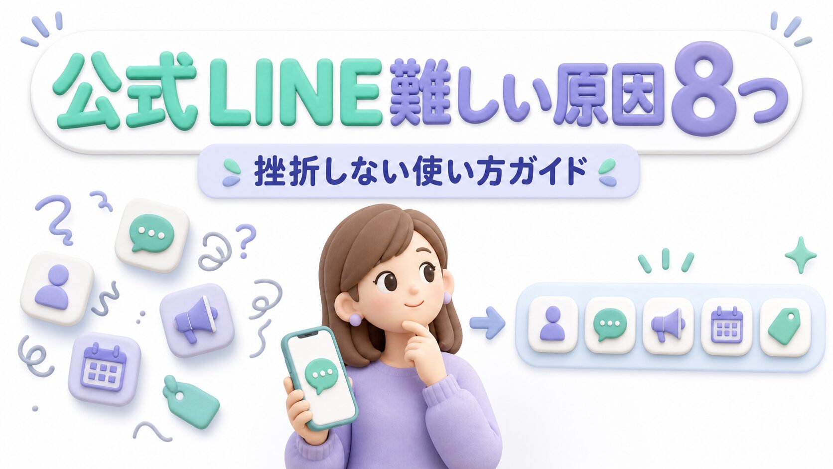 公式LINEの設定に迷う人向けの使い方ガイド