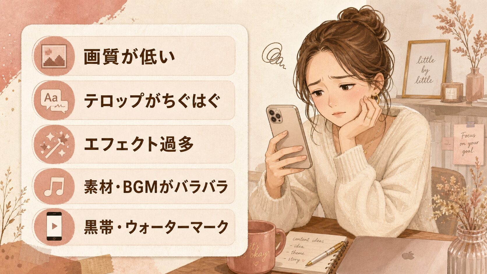 自分のリールが「なんかダサい」と感じてしまう5つの原因