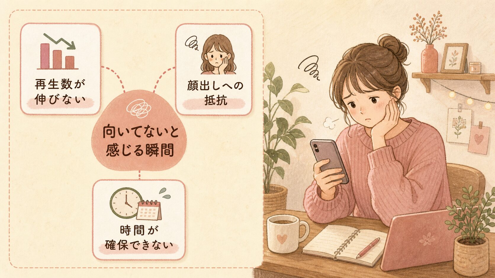 「リール向いてない」と感じる瞬間によくある3つのパターン
