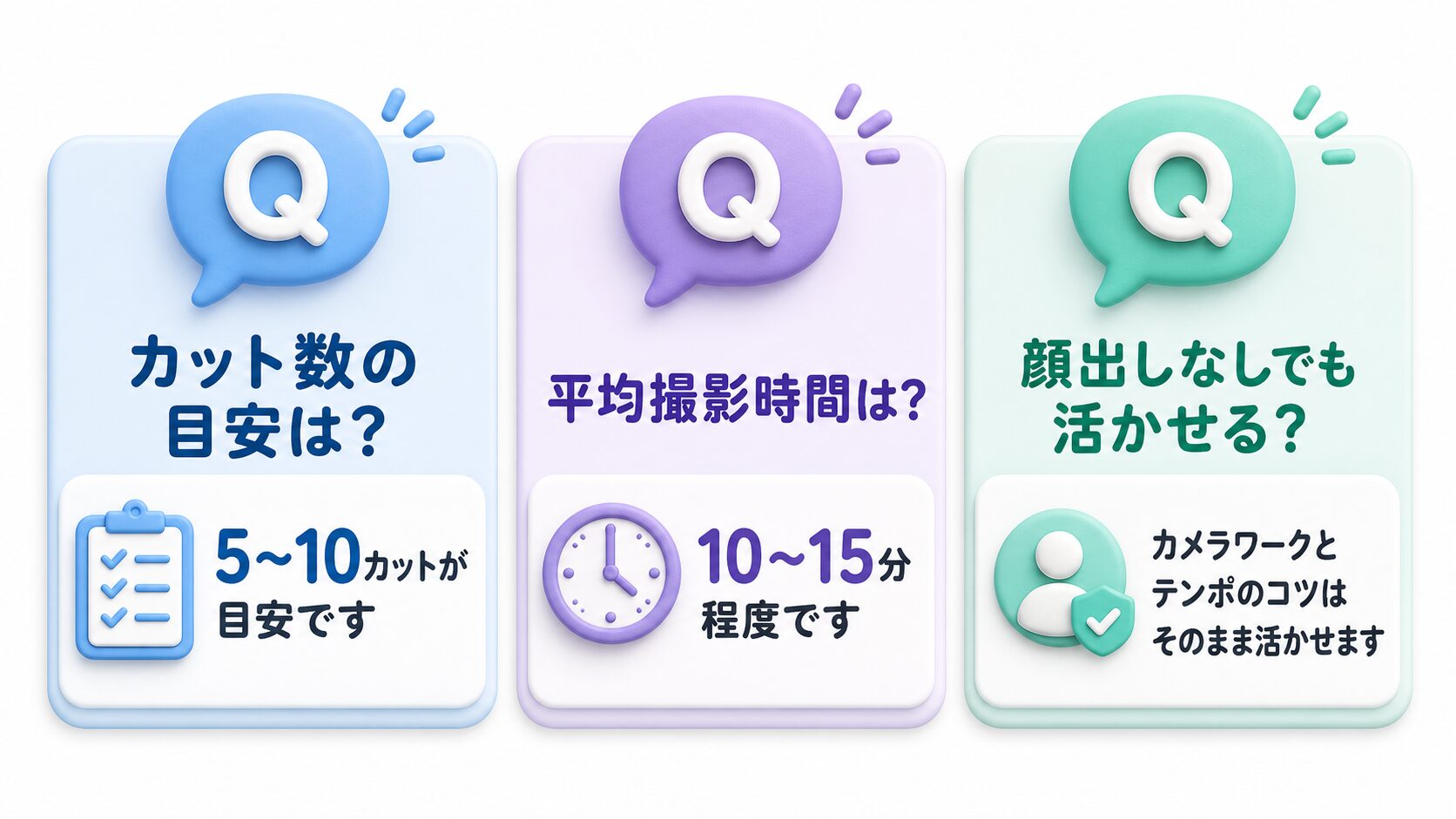 リール撮影のコツに関するよくある質問