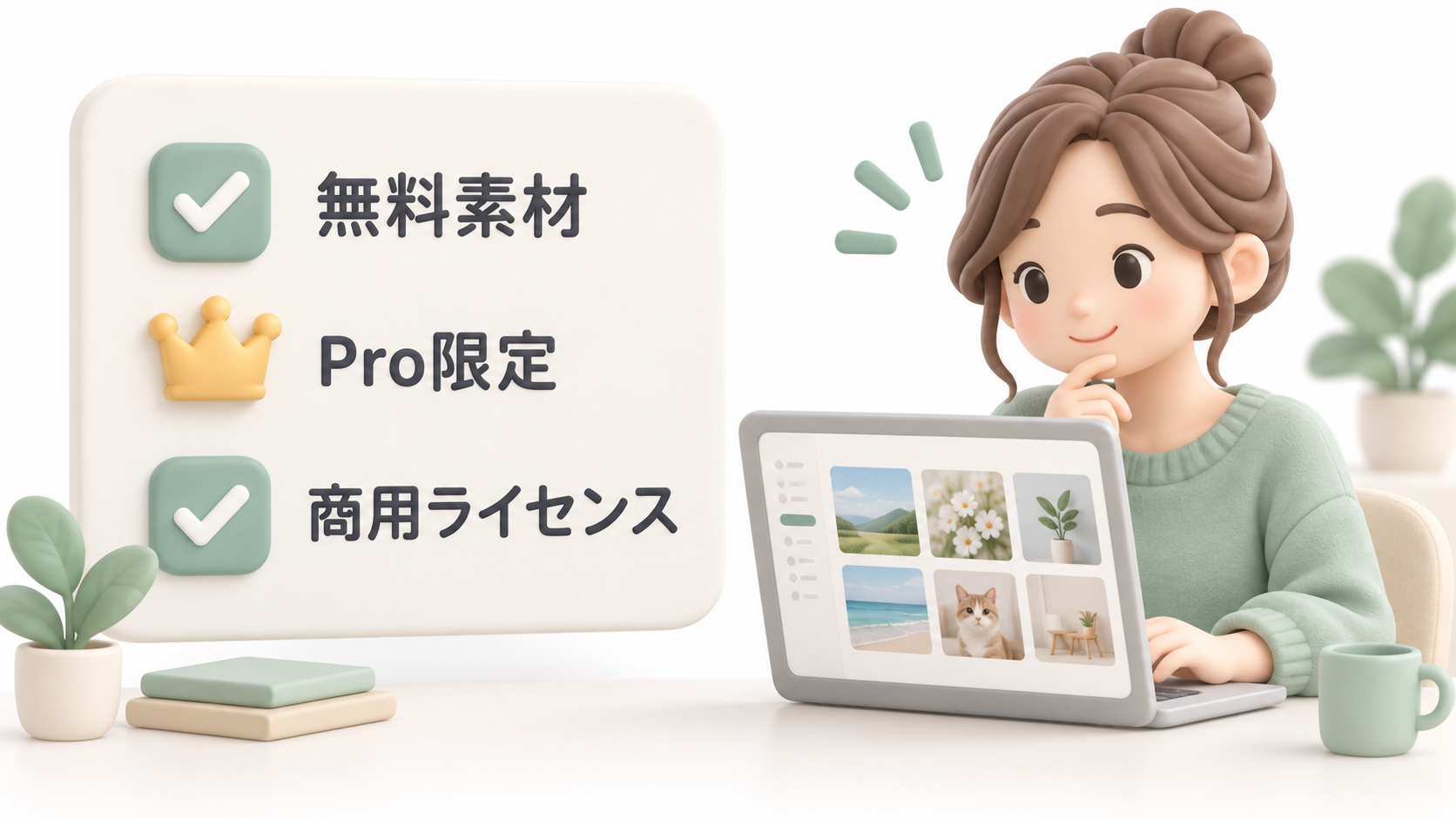 無料でできる背景素材の選び方