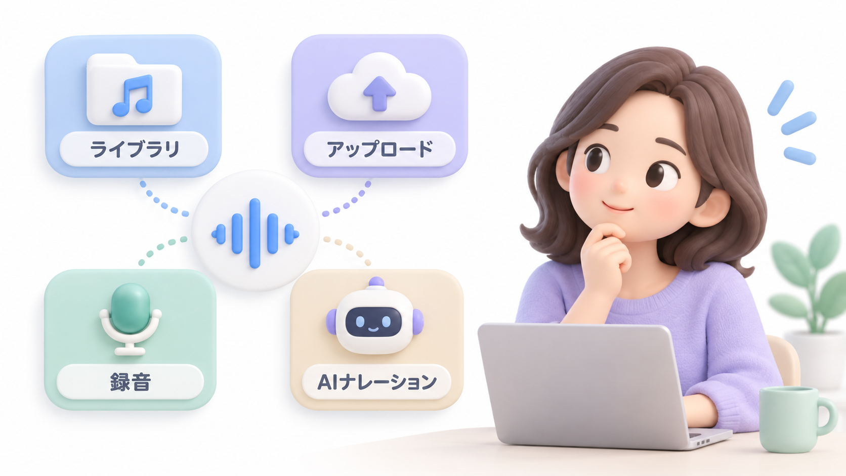 キャンバで音声を入れる4つの方法とその違い