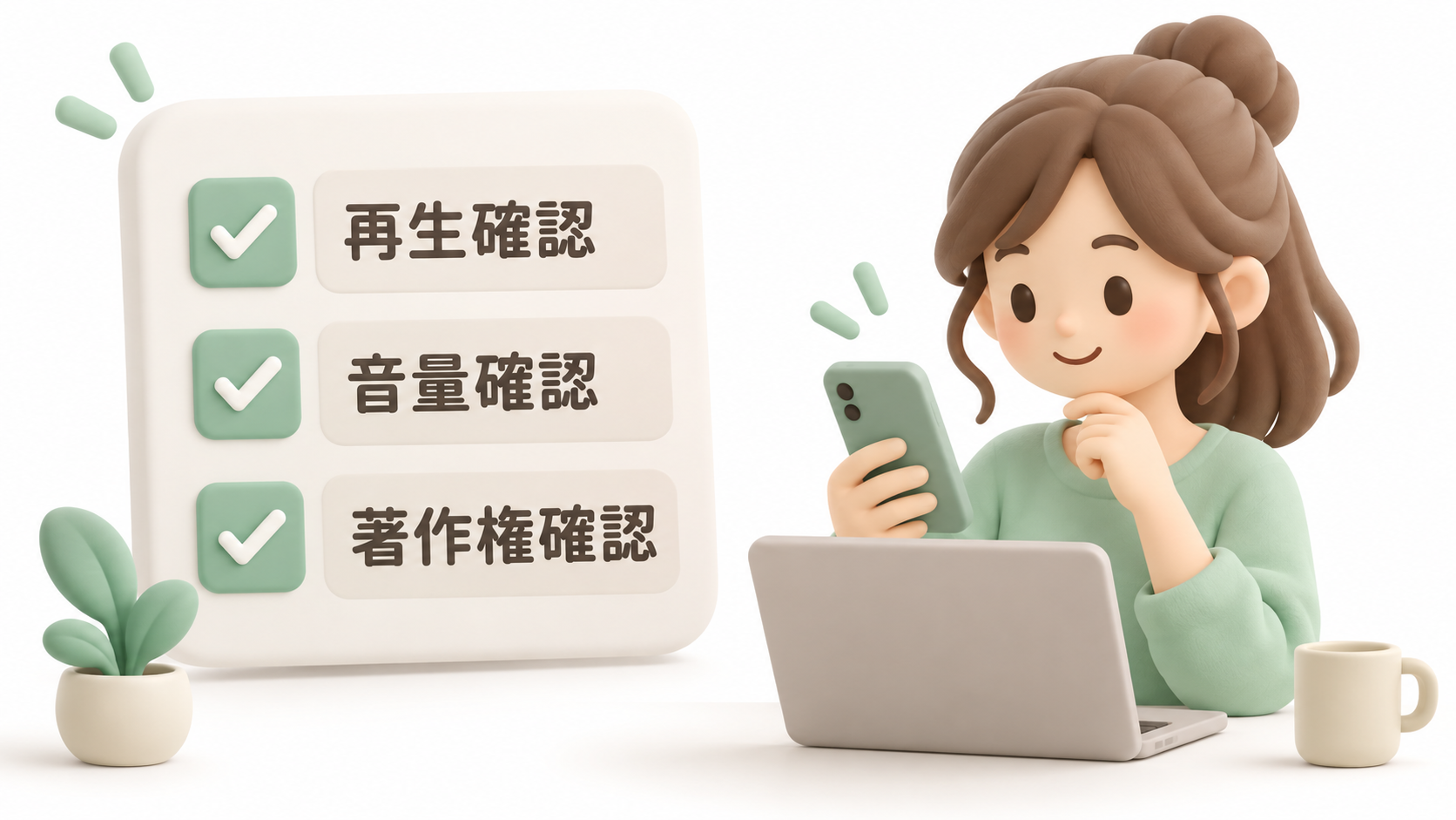 リール制作で音声入れがうまくいかない時の対処法