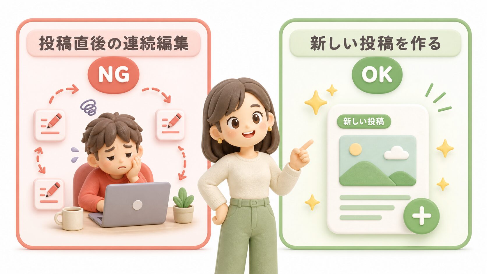 「編集するとリーチが落ちる」と噂される理由と実際