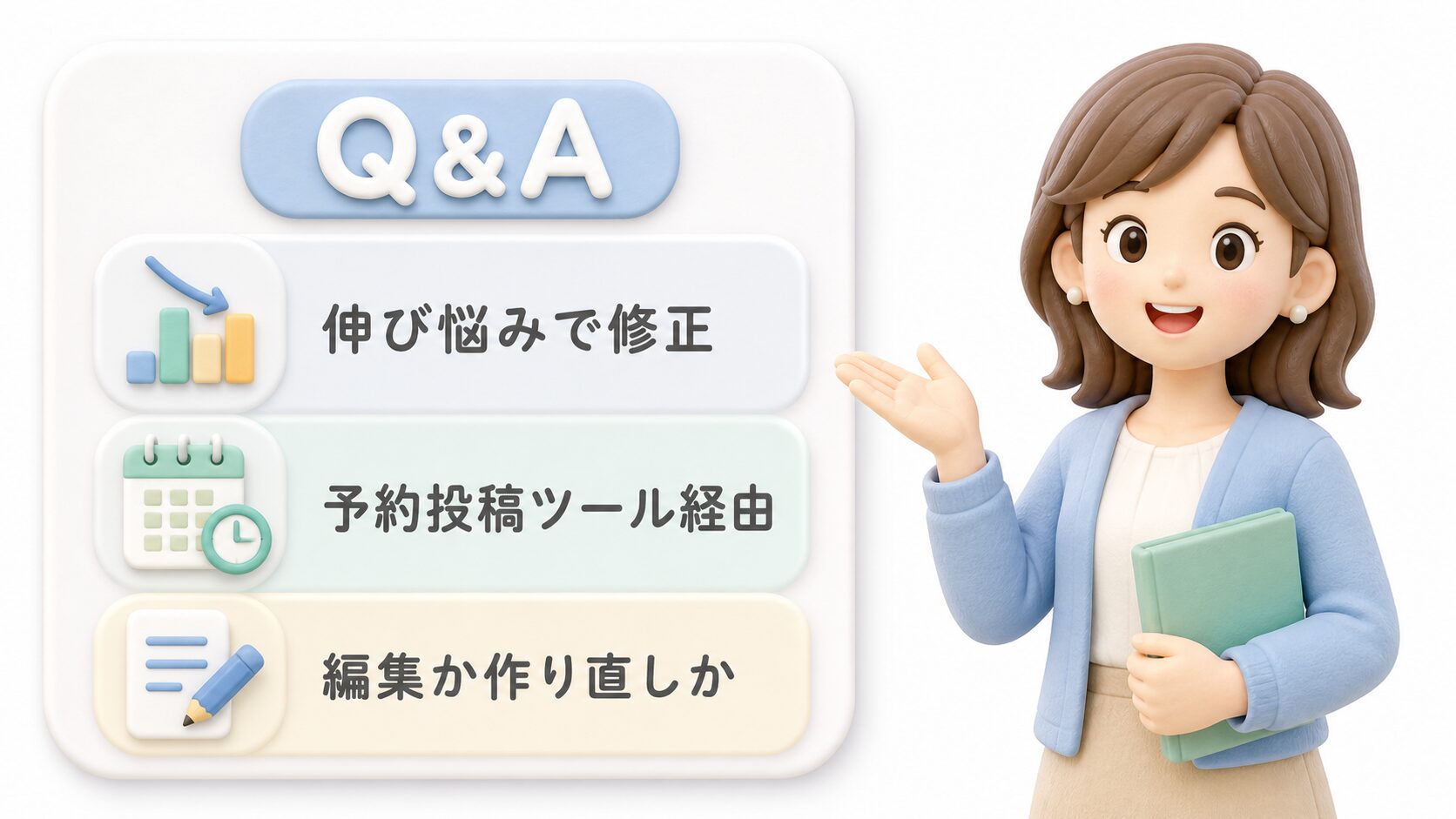 生徒さんから多いキャプション編集の相談と対処法