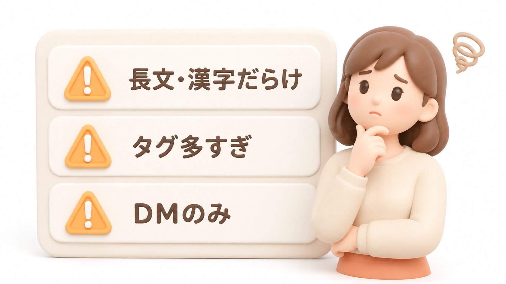 やりがちなNGキャプションと直し方