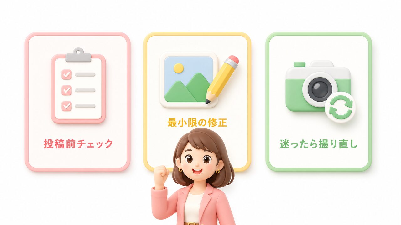 リール投稿後の編集で失敗しないための3つの心構え